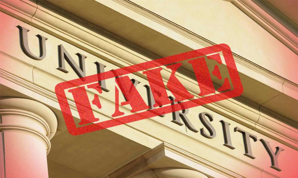 Fake Universities-Declared By UGC