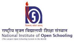 National Institute of Open School Oct-2018 Hall Tickets