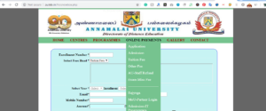 Annamalai University Distance Education Courses |Admissions 2019
