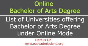 Online Bachelor of Arts Degree