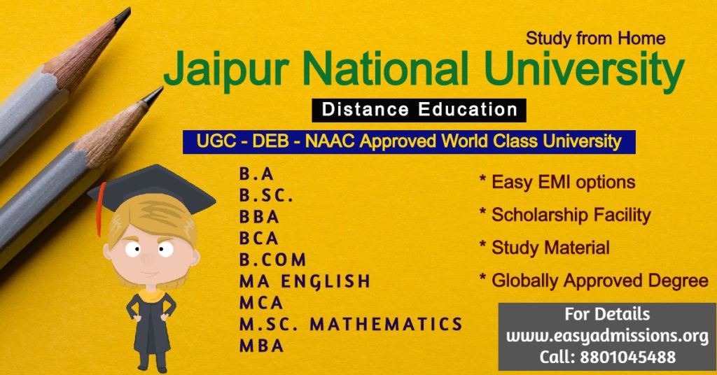 Jaipur National University, Distance Education, Bachelor of Commerce