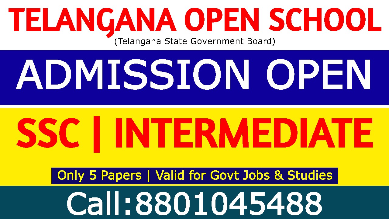 A Guide to Telangana Open School Admissions (2024) SSC & Inter