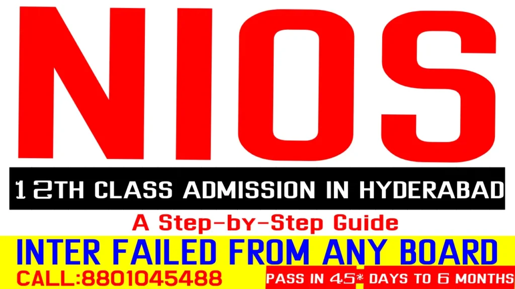 NIOS Admission Open Now in Hyderabad!
