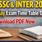 TOSS SSC and Intermediate Time Table 2026 April May Exam Schedule